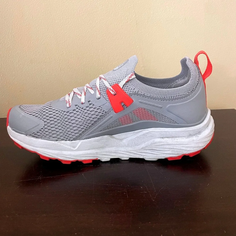 The North Face‎ Vectiv Womens Grey Red Trail Running Shoes NF0A4PFL Size 7